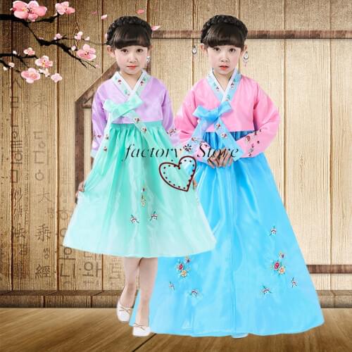 Girls' Korean-Style Costume Korean-Style Costume Girls' Princess Skirt-Style Costume Korean Court Dae Jang Geum Dance Costume