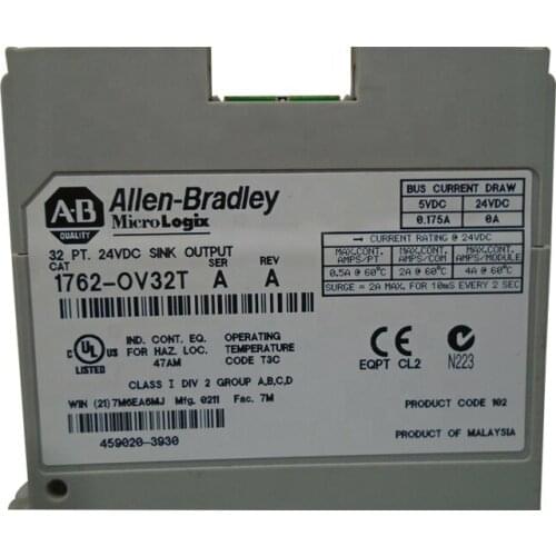 Best Sell PLC Allen-Bradley 1762-OB8 MicroLogix 8-Point Digital DC Output Module 1762-OB8