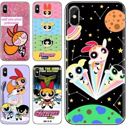 Soft Covers lovely-Powerpuff-C-Girls For Xiaomi mi Redmi Note 3 4 4X 5 6 7 8 8t 9 9s 9t 10 pro lite