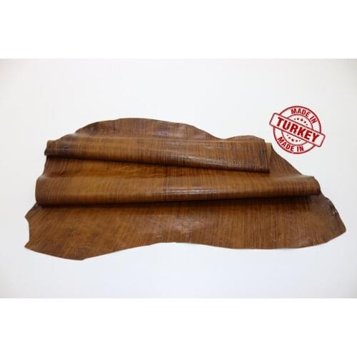 Real Sheep Skin Brown 1 Mm Tanned Leather Ready Made Pieces Craft Products Wallet Bag Clothes Shoe Design Making