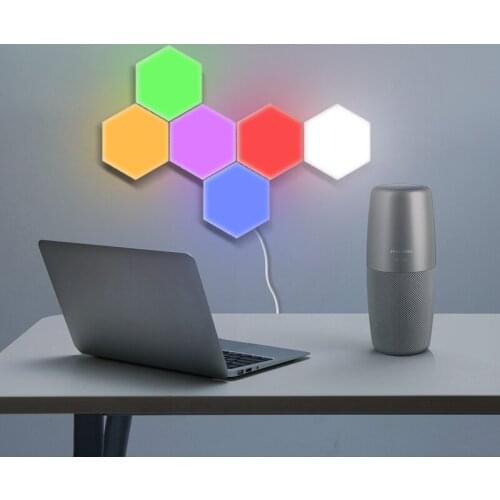 NEW Touch Sensitive Sensor Cololight DIY Colorful Quantum Lamp Helios Touch Wall Lamp Quantum lamp LED Magnetic Wall Light