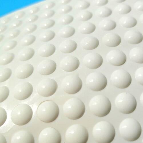 200PCS 8*2.5MM SELF ADHESIVE SOFT ANTI SLIP BUMPERS SILICONE RUBBER FEET PADS GREAT SILICA GEL SHOCK ABSORBER CABNET SILENCER