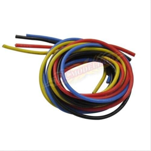 14# Gauge Silicone Wire 14AWG Flexible Silicone Wire 4 color each 1 meter