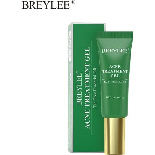 BREYLEE Enhanced Acne Treatment Gel Salicylic Acid Remove Pimple Repair Anti Inflammation Face Shrink Pores Redness Skin Care