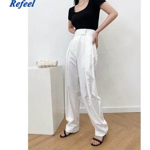 Spring High Waist Harem Pants For Women Celmia 2021 Casual Velcro Asymmetrical Trousers Ladies Pockets Office Pantalon
