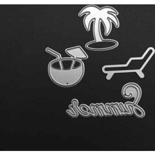 YINISE 475 Summer Metal Cutting Dies For Scrapbooking Stencils DIY Album Cards Decoration Embossing Folder Die Cutter Template