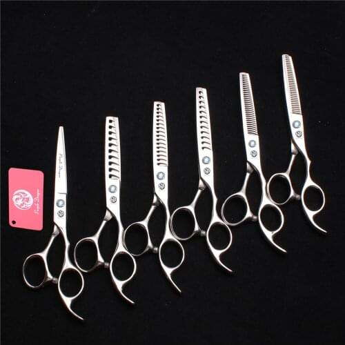 Z2000 6" 17cm JP 440C Purple Dragon Titanium Cutting Scissors Thinning Scissors Professional Hairdressing Scissors Hair Scissors