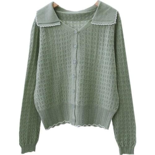 Women Single-breasted cardigan Sweater Vest 2021Autumn Winter New Loose Net V-neck Waistcoat Korean Ladies Wool Knitted top
