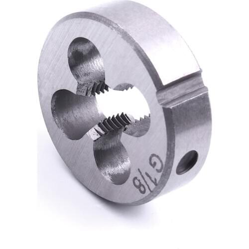 1pcs G3/8" Threading Die Round HSS Pipe Standard Die Threading Tools For Water Pipe Mold Machining