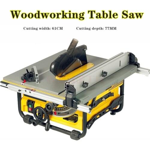 10 inch woodworking bench saw household mini multi-function cutter push bench saw