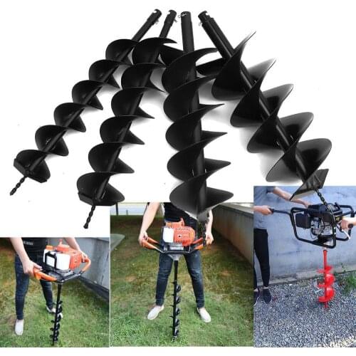 150mm*800mm Earth Auger Drill Bit For Petrol Planting Post Hole Digger Power Tool Accessories 80cm Length