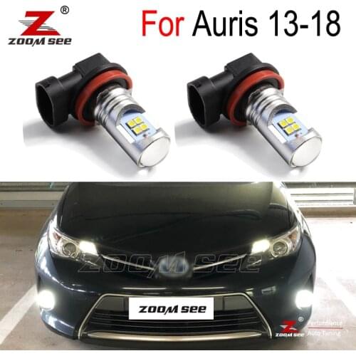 2pcs Good quality Canbus White Car front LED bulb fog lamp for Toyota Auris 2013 2014 2015 2016 2017 2018 fog light