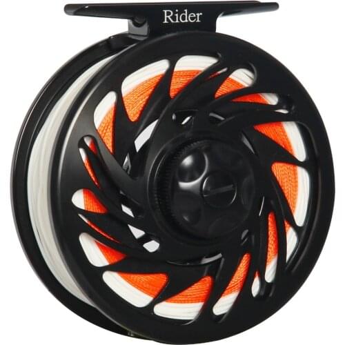 3/4/5/6/7/8/9/10WT Fly Reel Combo With Line Combo Large Arbor Aluminum Fly Fishing Reel WF Fly Line Backing Line Tapered Leader