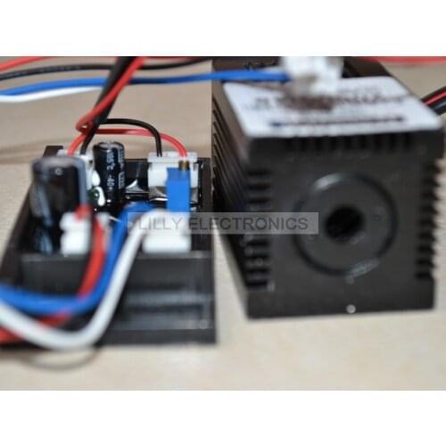 445nm-450nm 50mw 12V Blue Ray Laser Dot Module w/ Driver out