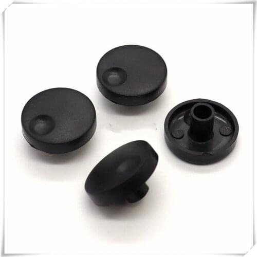 5 Pieces Plastic Long handle Half Shaft Knob Diameter 25mm Height 13mm Plastic Knob D-Shaped Inner Hole 6mm
