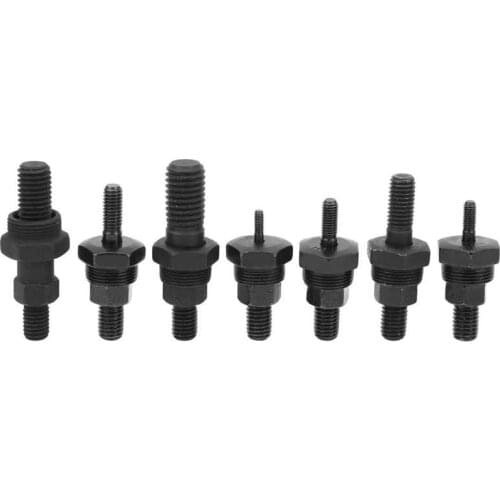 7Pcs M3/M4/M5/M6/M8/M10/M12 Rivet Nut Gun Head Manual High Speed Steel Hardware Tools