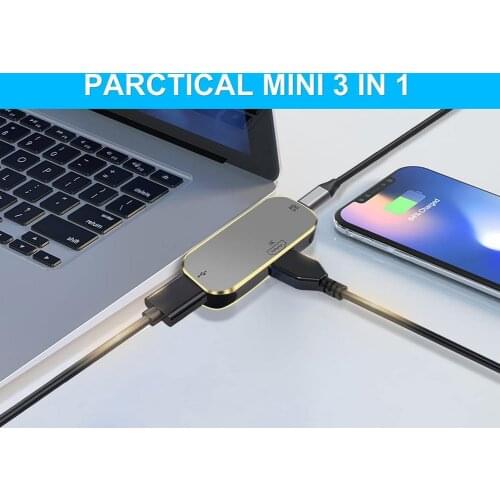 HDMI-compatible To USB C Type C Converter Adapter 5Gbps Fast Data Transfer For Laptop Computer