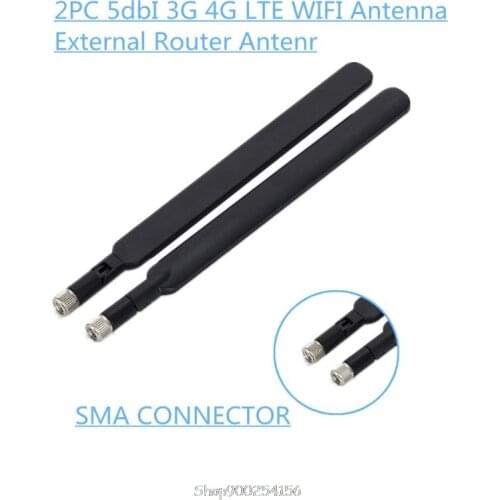 2PCS 5dBi High Gain WiFi Antenna SMA Male 4G LTE Wireless Router Antenna for Huawei B315 B310 B593 B525 B880 O26 20 Dropship
