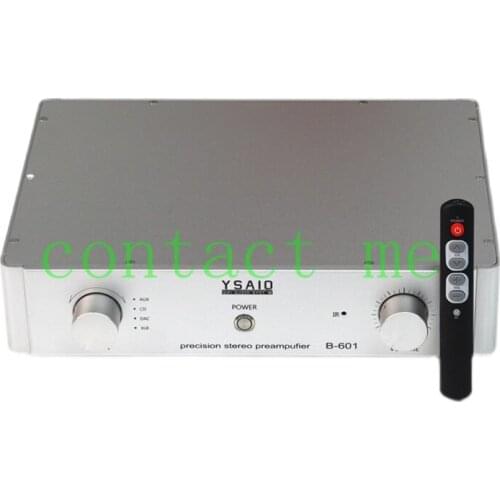B601 fully balanced pre-amplifier, HiFi audiophile MB6010 circuit, with remote control, high fidelity, Magnification: 7 times