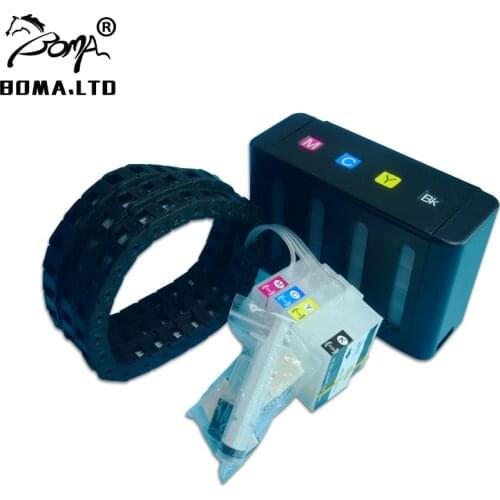 BOMA.LTD With ARC Chip 711 T120 T520 Ciss 711XL Bulk Ink System Chain For HP Designjet T125 T130 T525 T530 24 36 Inch