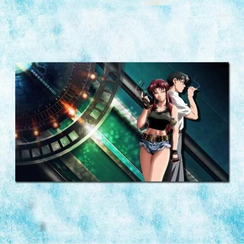 Black Lagoon Hot Game Art Silk Poster Canvas Print 13x24 24x43 Inch-001
