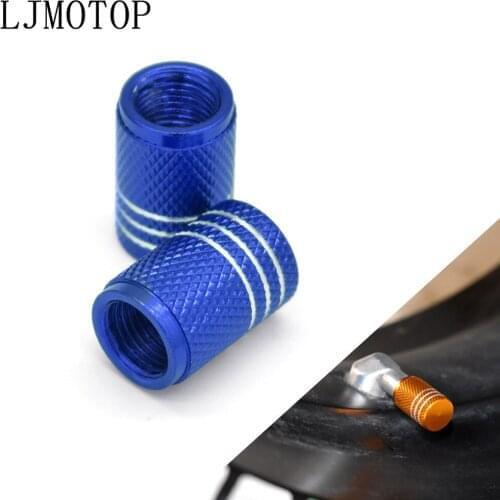 For BMW Ducati Honda Kawasaki Suzuki Yamaha Gas Gas Universal Motorcycle CNC Wheel Tire Valve Air Port stem caps Accessories