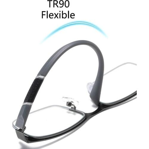Flexible TR90 Reading Glasses Men Women Ultralight Half Frame Computer Presbyopic Glasses Cheap Diopters 1.5 +2.0