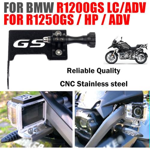 Motorcycle Camera Bracket Front CAM Support Go Pro Holder For BMW R1200GS Adventure R1200GSA R1200 R 1200 GS/Adv GS1200 LC