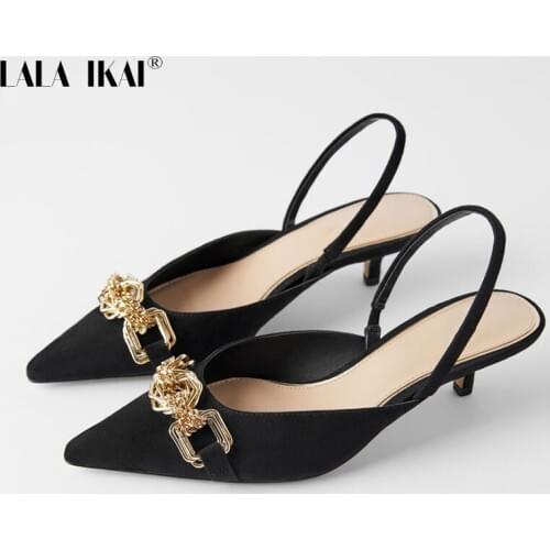 Женские туфли с каблуком-рюмочкой LALA IKAI China At AliExpress