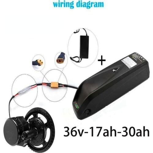 New Original 36V20Ah 48V Battery 52V 36V Hailong Plus 40A BMS ebike Battery 21700 Cells BBSHD BBS02 BBS03 500W 750W 1000W 1500W