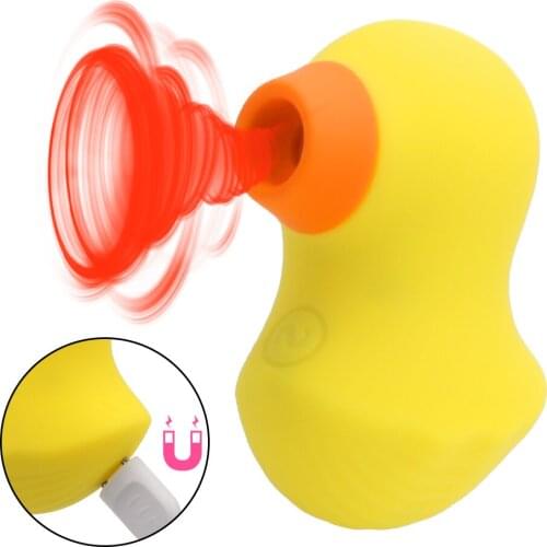 OLO Nipple Massager Vagina Sucking Vibrator Duck Vibrating Sucker G-spot Clitoris Stimulator Oral Sex Toy for Women