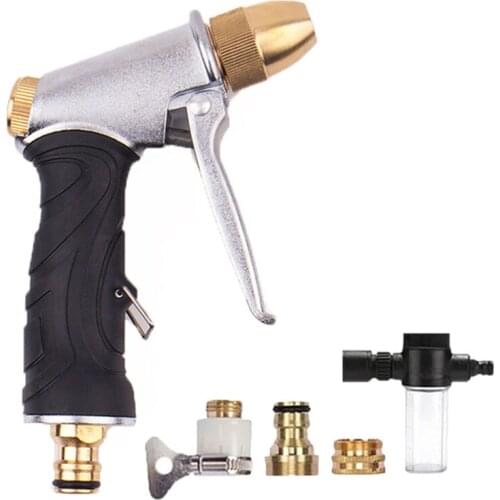NEW High Pressure Water Spray Gun Car Wash Hose Nozzle Garden Supplies Watering Sprinkler Cleaning Tools Water Gun Dropshipping