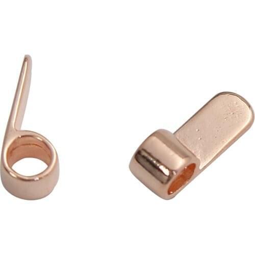 Beadsnice 20pcs/lot Brass Small Flat Pendant Bails Glue On Bails Pendant Finding Jewelry Making 17067