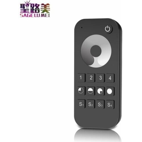 RT1/RT6/RT8 Touch Wheel RF Remote Controller 1,4 ,8 zone dimming Dimmer for 5050-3528 2835 single color led strip light tape