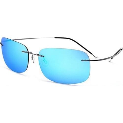2020 New Arrive Fashion Rimless Driving Sunglasses Men Super Light Sports Sun Glasses UV Protetion Eyewear