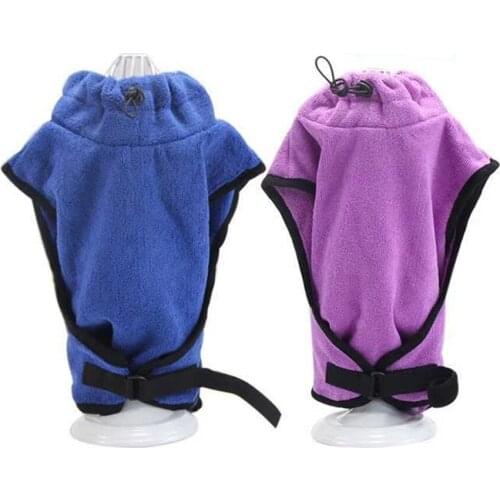 Super absorbent pet bathrobe microfiber Multi Size cat bathrobe dog bathrobe pet appliance