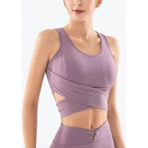 SVOKOR Women Tank Tops Gym Clothing Sleeveless Sexy Fitness Activewear Skinny Slim Bralette Workout Crop Top Bow