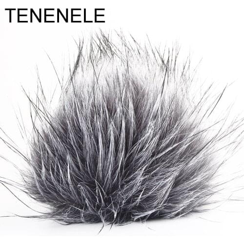 TENENELE For Zoom H5 H6 Recording Pen Muff Windscreen Cover Plush Fur Furry Windshield Protect For Zoom H5/H6 Microphone Mic h6