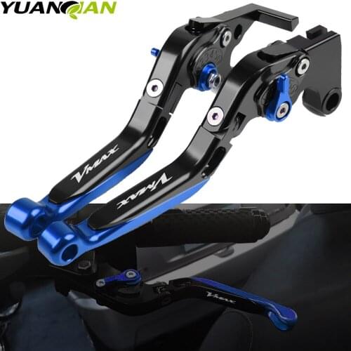 For Yamaha V-MAX VMAX 1200 1990-2008 2007 Motorcycle Accessories Extendable Adjustable Foldable Handle Levers Brake Clutch Lever