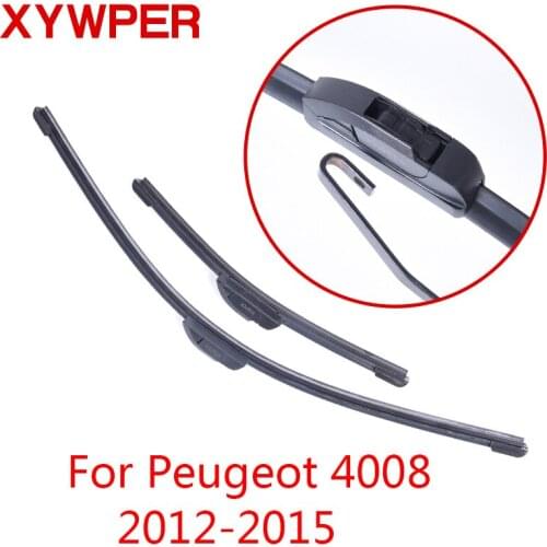 XYWPER Wiper Blades for Peugeot 4008 2012 2013 2014 2015 Car Accessories Soft Rubber car Wipers