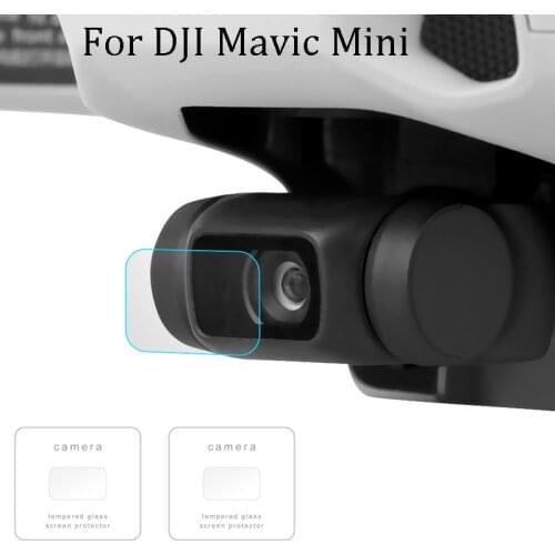 Drone Camera gimbal Protector screen Cover 2pcs Lens film Protection HD Tempered Glass for DJI Mavic mini Drone Accessories