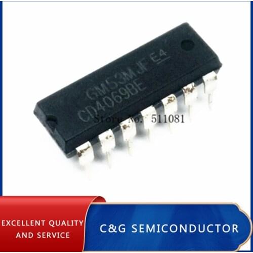 100PCS CD4069UBE DIP CD4069BE DIP14 CD4069 4069