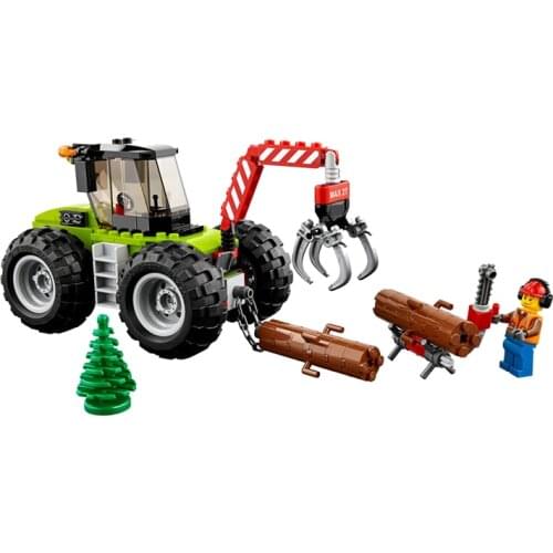 10870 City Series Forest Tractor 60181 Childrens Building Block Toy Gifts