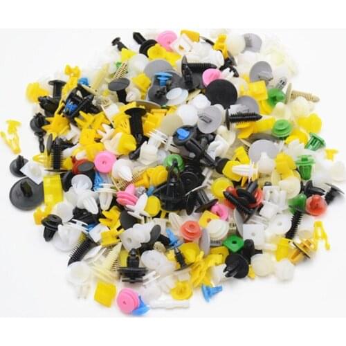 200 Pcs / set Car Mount Cable Clamp Plastic Clips Auto Fastener Mixed Tie Universal Cable Tidying Car-Styling