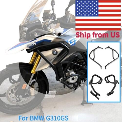 2019 G310 GS Accessories Motorcycle Upper Lower Crash Bar Engine Guard Bumper Frame Slider Protector for BMW G310GS 2017-2021