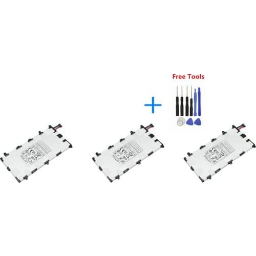 3x 4000mah SP4960C3B Built-in Battery Batterie For Samsung Galaxy Tab 2 7.0 & 7.0 Plus GT-P3100 P3100 P3110 P6200 + Repair Tools