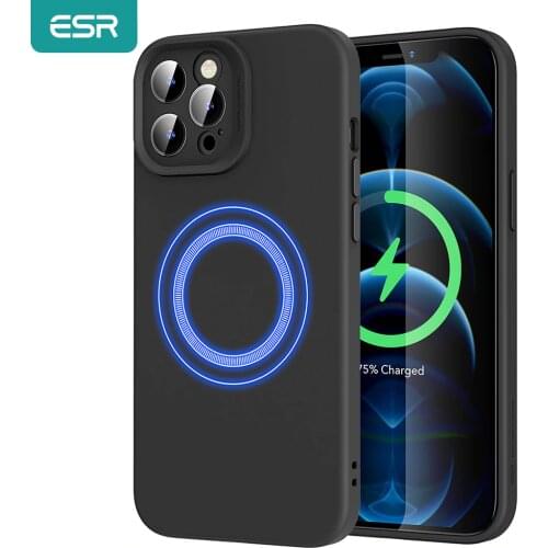 ESR HolaLock Phone Case for iPhone 12 Pro Max/iPhone 12 Mini Made for MagSafe MFI Certificate and Camera Lens Protection Case