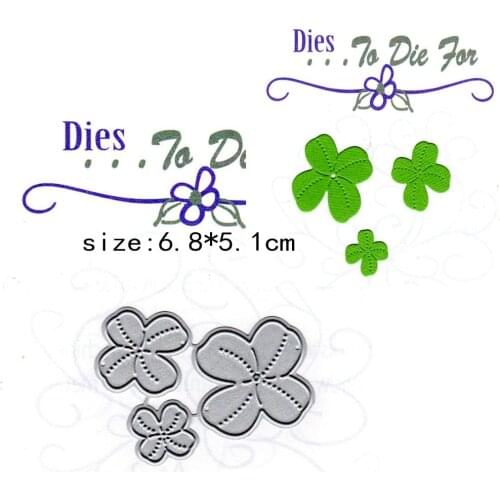 Four petals printing Metal Cutting Dies for DIY Scrapbooking Photo Album Decorative Embossing DIY Paper Cards Cutting Molds