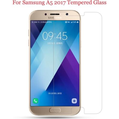 For Tempered Glass Samsung Galaxy A5 2017 Screen Protector Ultra-thin A520 Film For Samsung Galaxy A5 2017 Glass Film case