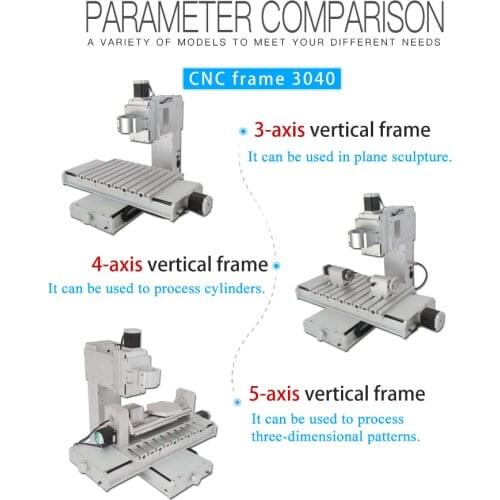 CNC router 3040 frame ball screw vertical frame column 3axis 4axis 5axis manufacture cnc engraving machine high precision
